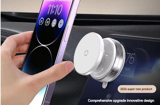 Magnetic Wireless Charger for iPhone 16, 15, 14, 13 – Qi2 3-in-1