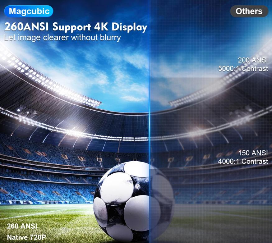 260 ANSI 4K Display for Ultra-Clarity