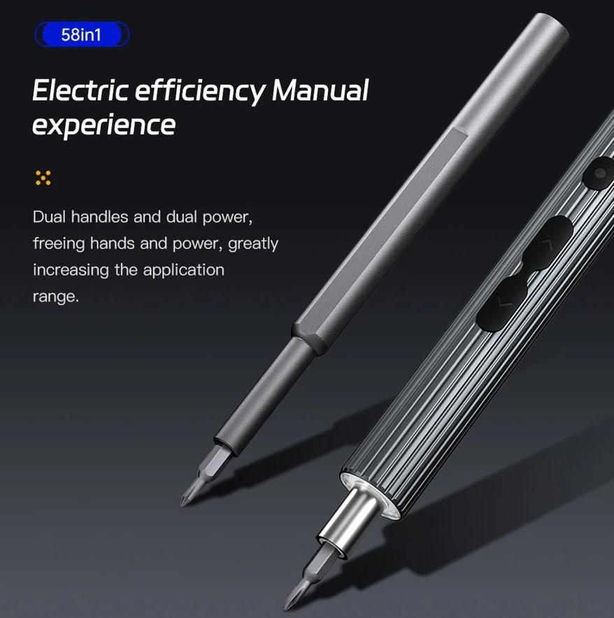 Electric efficiency with manual experience - Dual power screwdriver