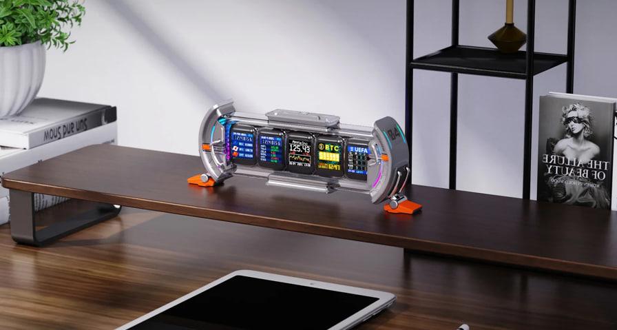 Financial Informative LED Display - Stock Market & Crypto