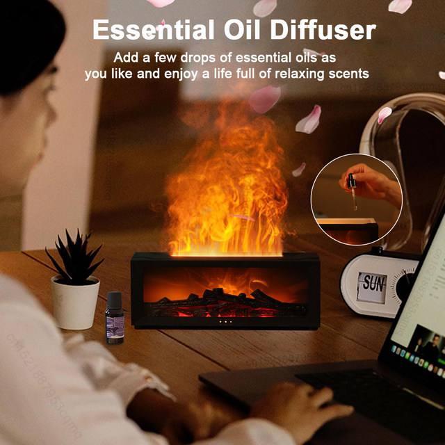 Fireplace Aroma Diffuser with Essential Oil Compatibility