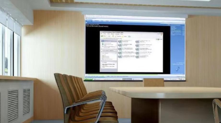 Optoma X343 Projector Displaying High-Definition Giant Screen in Daylight with 3600 Lumens Brightness