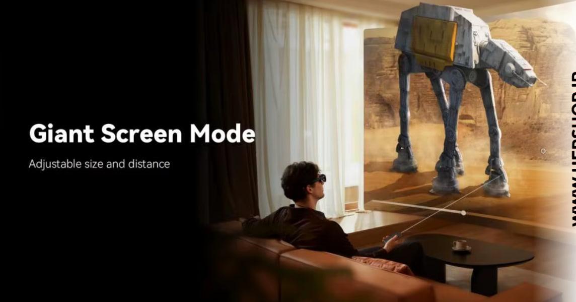 Rokid MAX 2 Smart Glasses with giant virtual screen