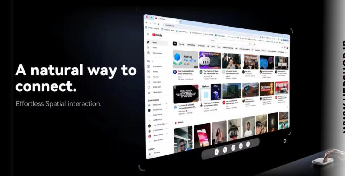 Effortless spatial interaction with Rokid MAX 2 Smart AR Glasses