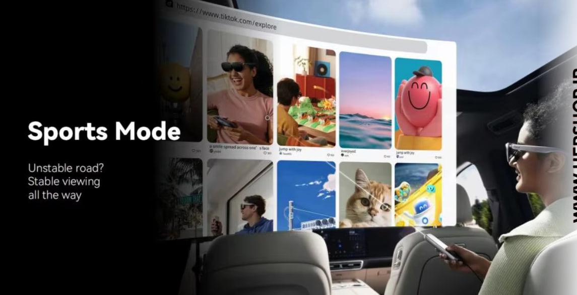 Rokid MAX 2 AR Glasses – Sports Mode for Active Users