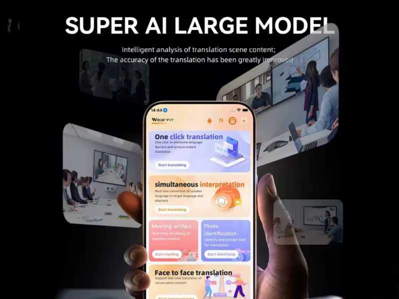 AI-powered smart translator with advanced AI large model for high-accuracy translation.